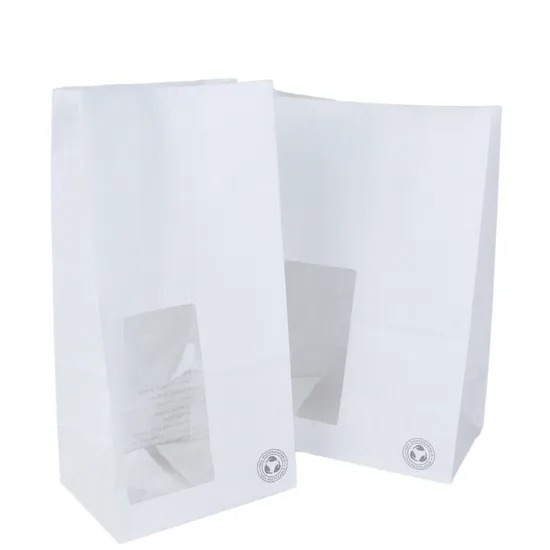 烘焙食品包装吐司面包包装外卖白色牛皮纸防油袋