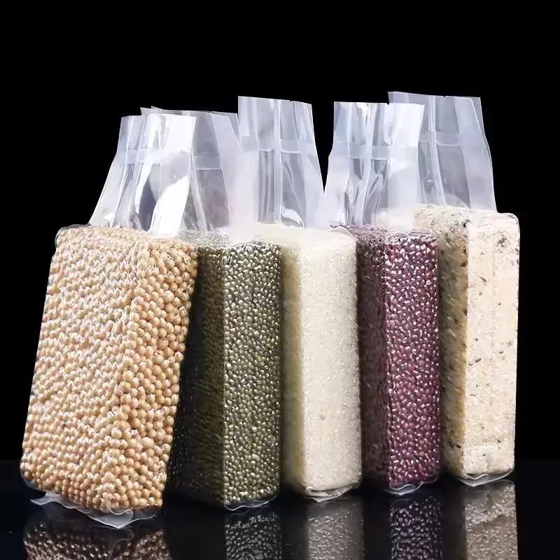 Transparent Plastic Side Seal Vacuum Bag for Food